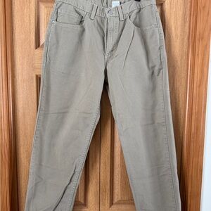 Vintage Levi's 550 Relaxed khaki — made in USA